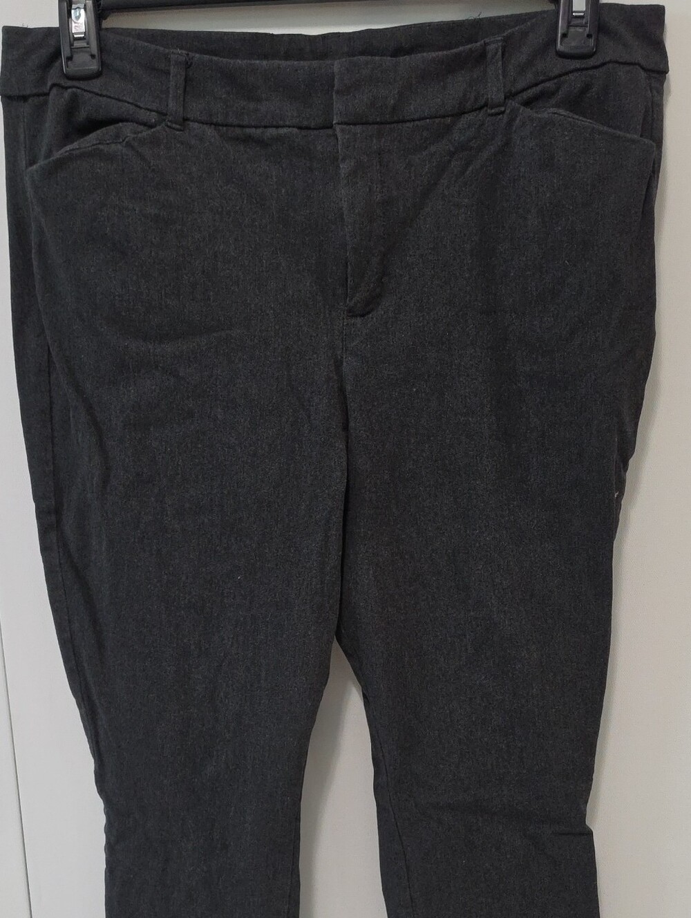 Old Navy Dark Charcoal Slim Cropped High Rise Secret Smooth Pocket Pixie